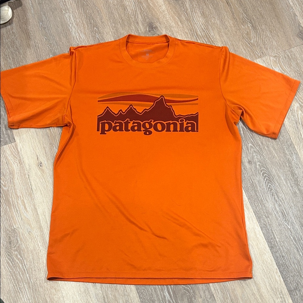 Patagonia Men's Vibrant Orange Tee